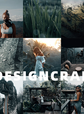 视频调色预设电影风格valdays冷绿灰暗色调LUTs达芬奇PR/FCPX滤镜