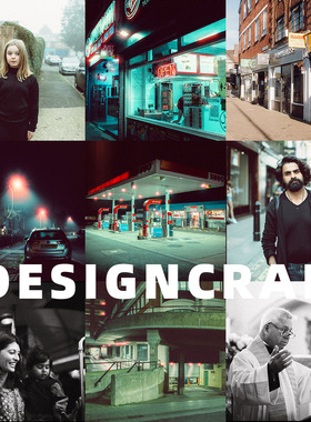 电影风格Lightroom预设JW4复古胶片颗粒人像摄影黑白LR滤镜PS动作