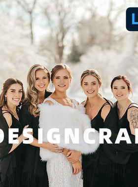 LR预设-冬季婚礼调色室内外WINTER WEDDING人像肖像lightroom滤镜