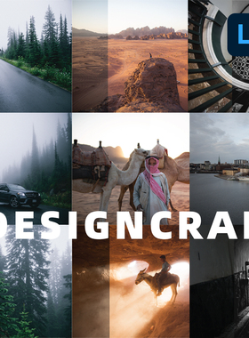 Lightroom预设alenpalander旅行风景LUTs PR/FCPX达芬奇LR滤镜PS