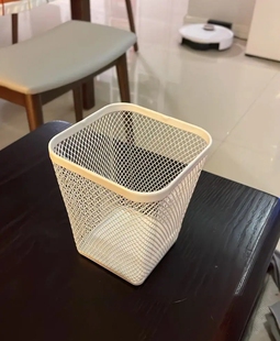 宜家家居德瑞约恩笔筒方型网格金属桌面办公用品收纳摆件文具收纳