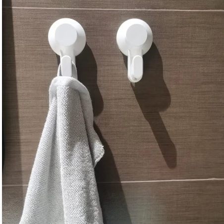 国内宜家提斯科恩钩带吸盘免打孔吸浴室厨房挂钩白色济南宜家代购