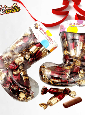 金帝美滋滋榛仁脆心靴子夹心巧克力礼盒节日送女友生日礼物儿童