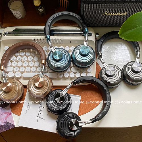 复古私模头戴式无线耳机