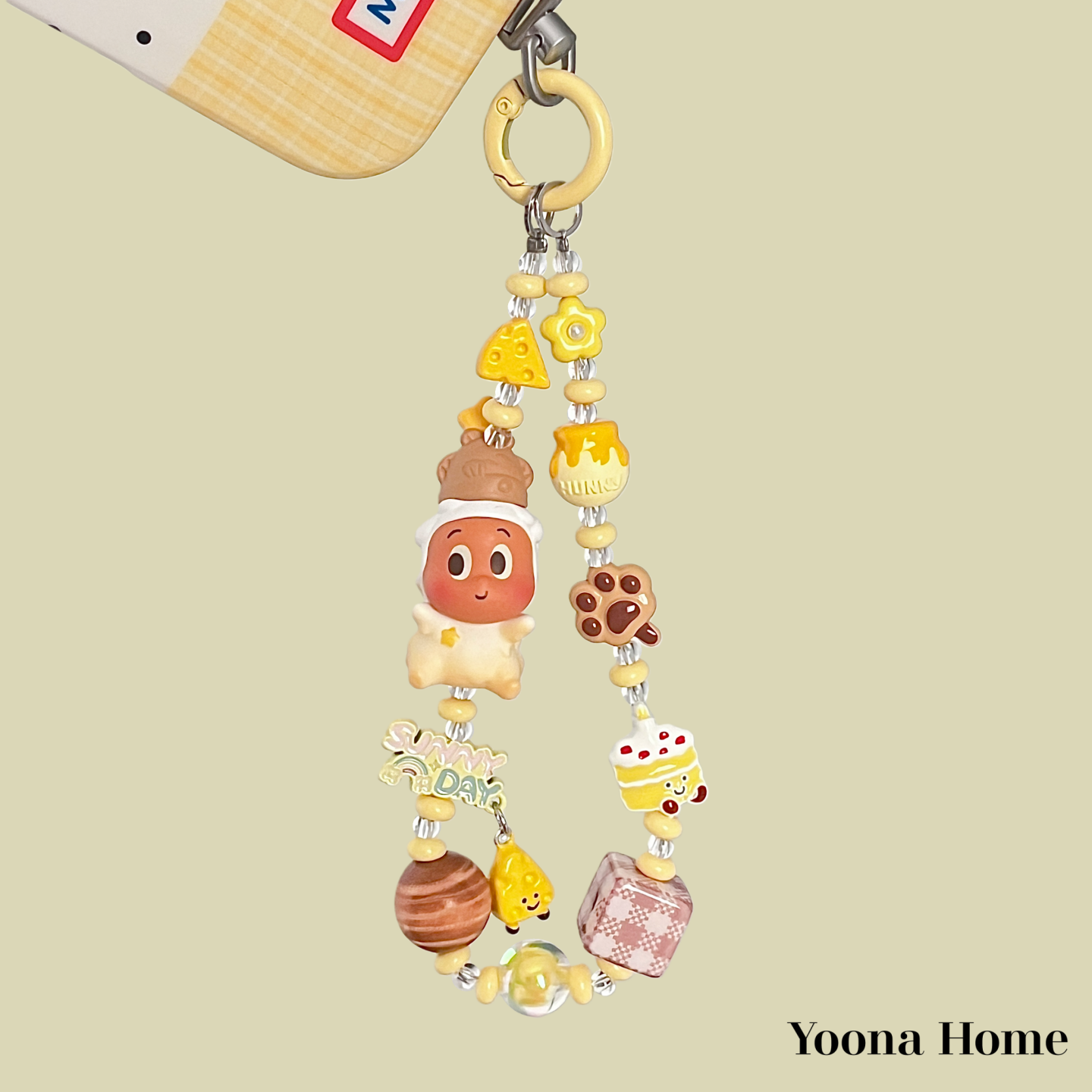 星星人鲷鱼烧萌粒手机链装饰链