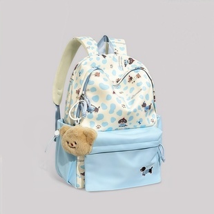 法国MlcanI Kans双肩包小清新书包初高中生女生ins风小学生男原宿