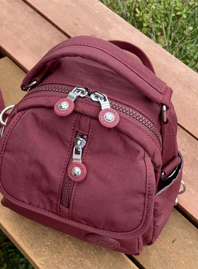 新加坡Cienda Kuelta  新款手提斜挎双肩包女多用尼龙帆布包胸包