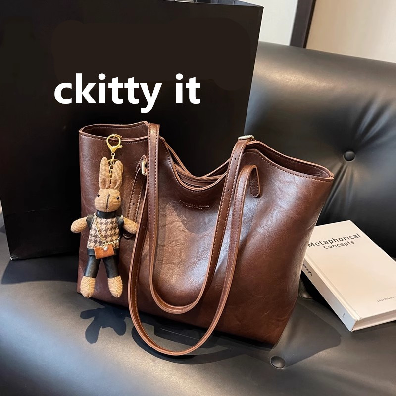 ckitty it2025复古大包女大容量包包日常通勤百搭托特包小个子