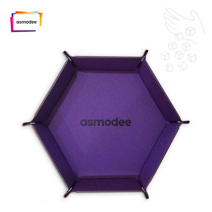 asmodee指尖皮质折叠骰盘桌游