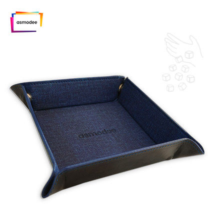 Asmodee皮质收纳折叠骰盘投盘锻骰物语 桌游游戏配件骰子收藏正版