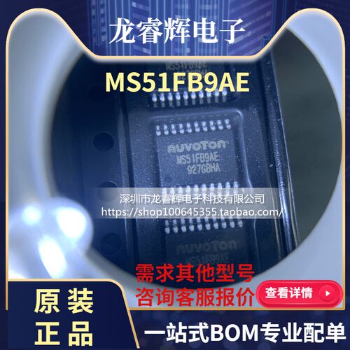 龙睿辉新唐单片机ms51fb9ae管脚