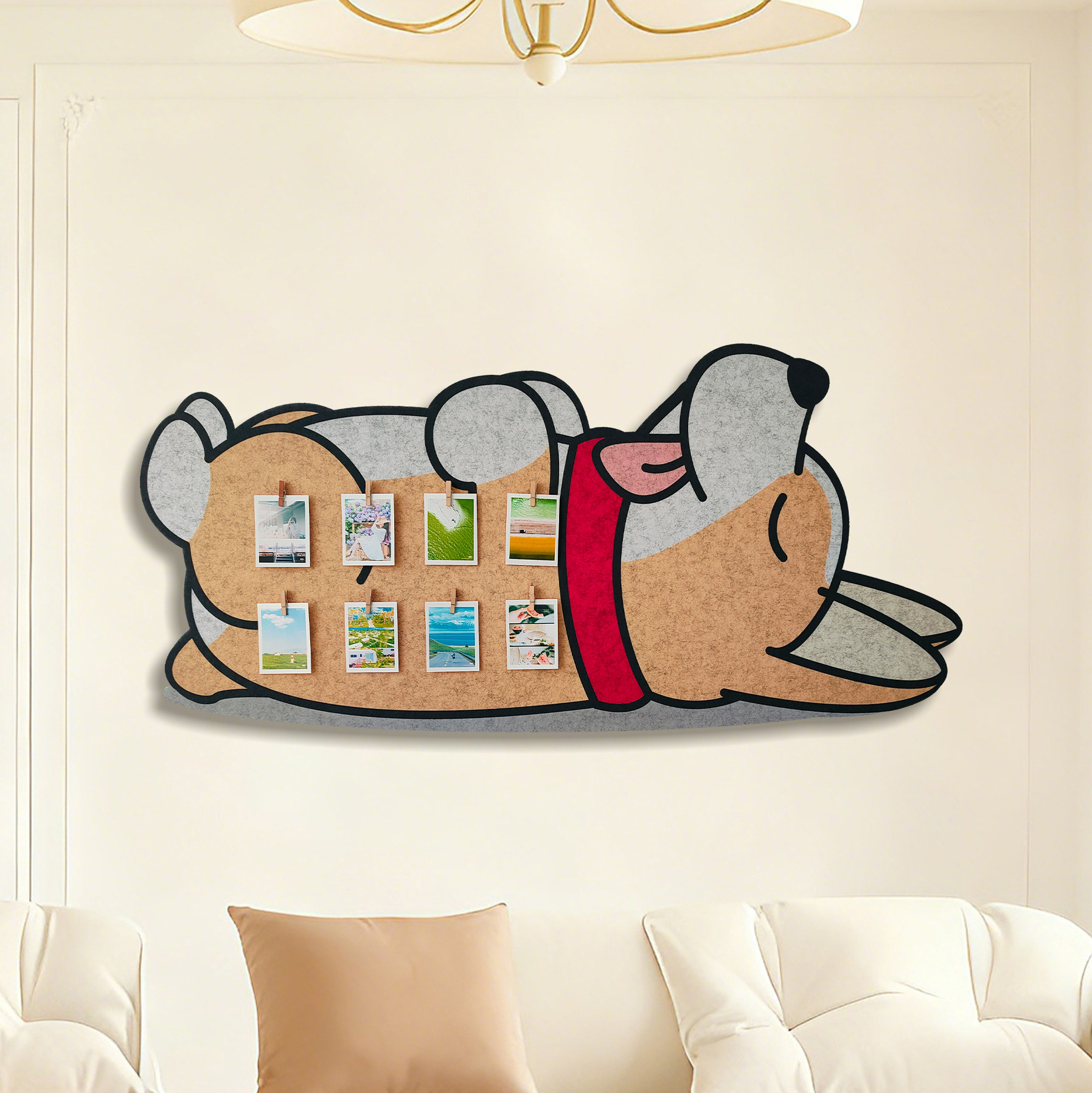 毛毡板墙贴照片墙客厅房间相册墙立体墙面装饰背景墙氛围感展示板,文具电教/文化用品/商务用品,软木板/照片板/毛毡板,淘宝优惠券,粉丝福利购,淘宝优惠卷