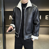 冬季男士皮毛一体外套D248-002-P170，男装皮衣，电商D248