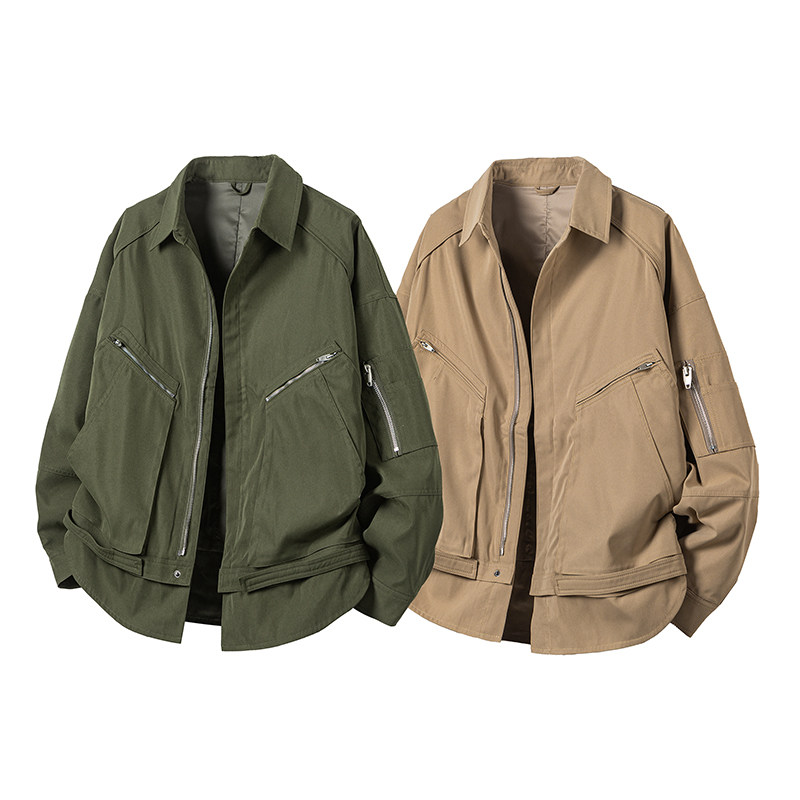 春秋季翻领男士夹克外套28466-P165，男装夹克，电商D248