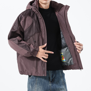 店主风模特冬季男士连帽羽绒服外套9905-P260图片