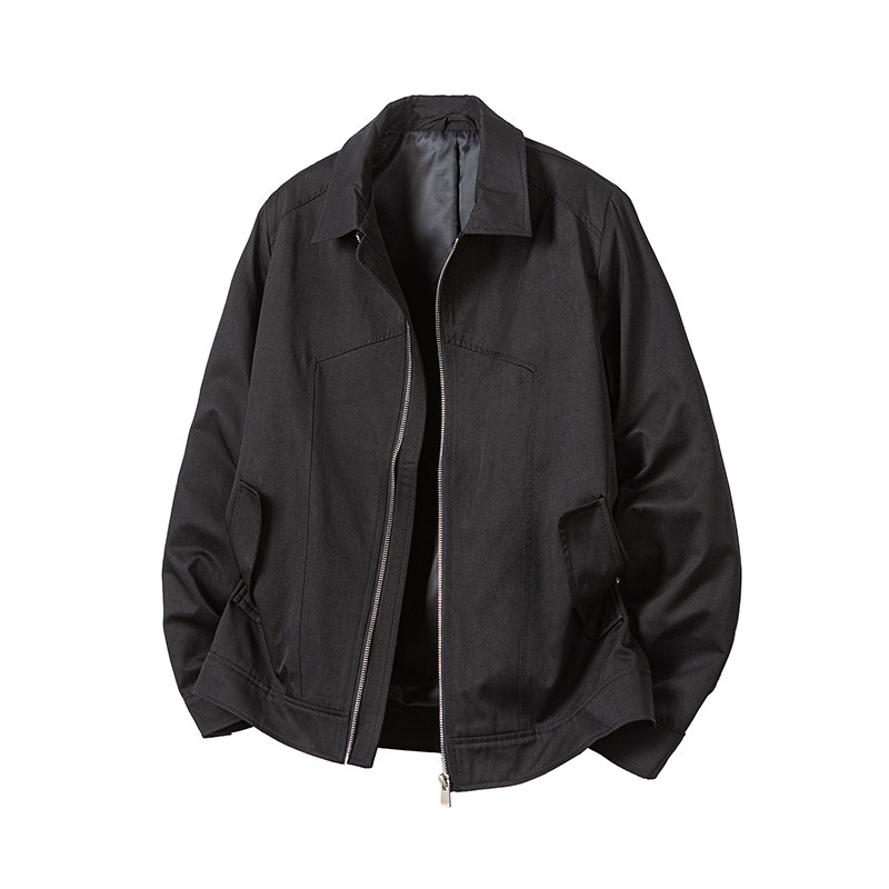 春季翻领纯色夹克外套28654-P145，男装夹克，电商D248