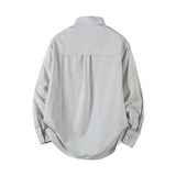 春季上新拼接条纹长袖衬衫外套MS38-90，男装衬衫，电商D248