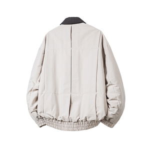 立体平铺冬季男士翻领纯色羽绒服外套2512-P230图片