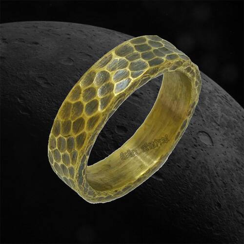 手工定做纯铜黄铜铜戒指