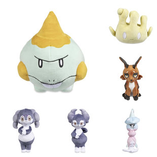 美版宝可梦中心原创毛绒 咬咬龟小仙奶狡小狐爱管侍布莉姆温