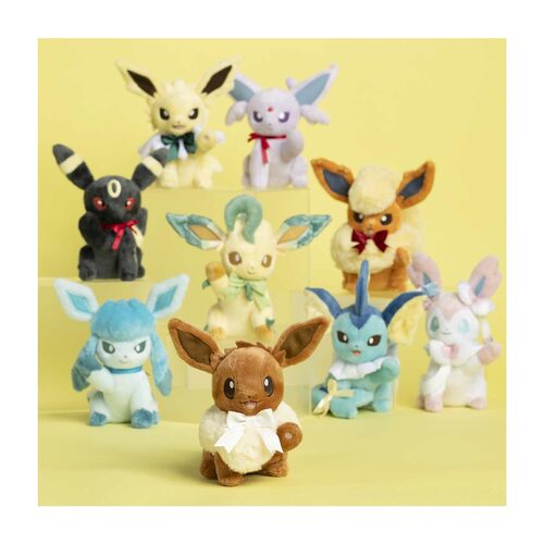 （美版）宝可梦中心伊布家族Eevee Collection毛绒