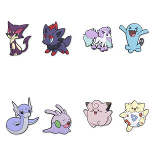 美版宝可梦中心家居装饰磁铁 扒手猫索罗亚小火马果然翁迷你龙