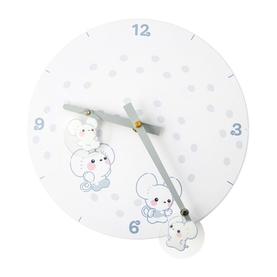 日版宝可梦中心 一家鼠 挂钟