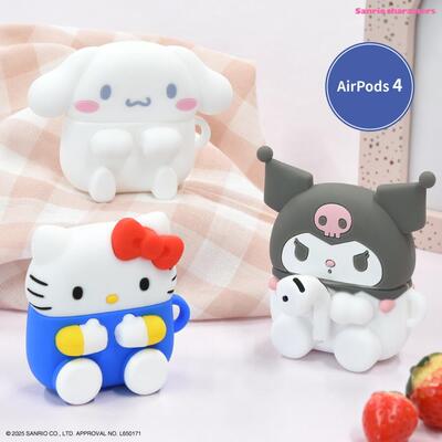 gourmandise三丽鸥HelloKitty酷洛米大耳狗AirPods 4硅胶保护套