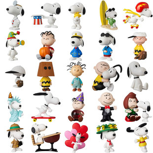 日本MEDICOM TOY UDF系列史努比Snoopy手办 糊涂塌客