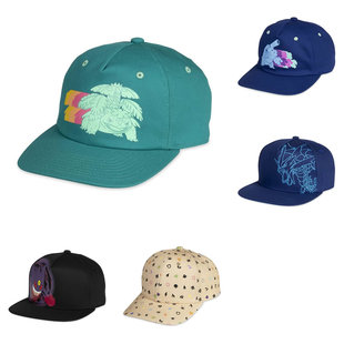 美版宝可梦中心超级妙蛙花水箭龟暴鲤龙耿鬼平檐帽子 棒球帽