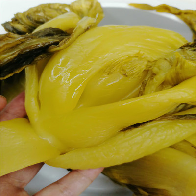 正宗农家自制老坛酸菜客家水绿菜