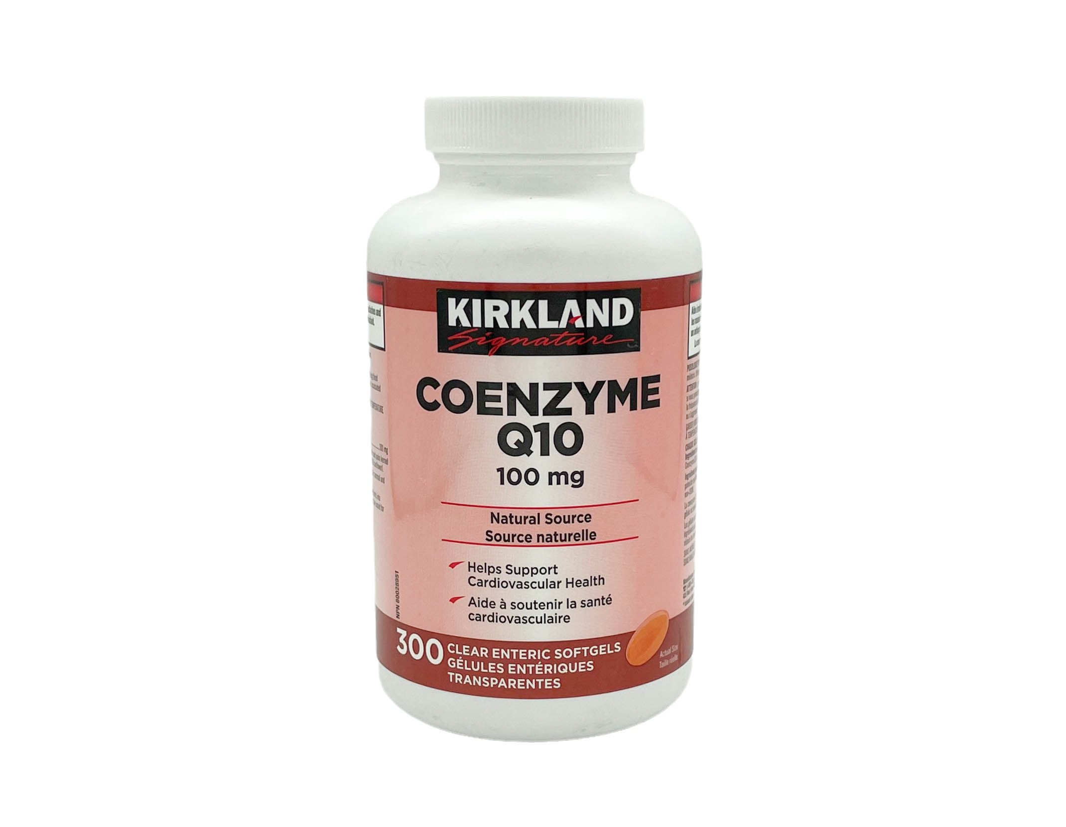加拿大原装Kirkland可兰辅酶Q10软胶囊100mg 300粒