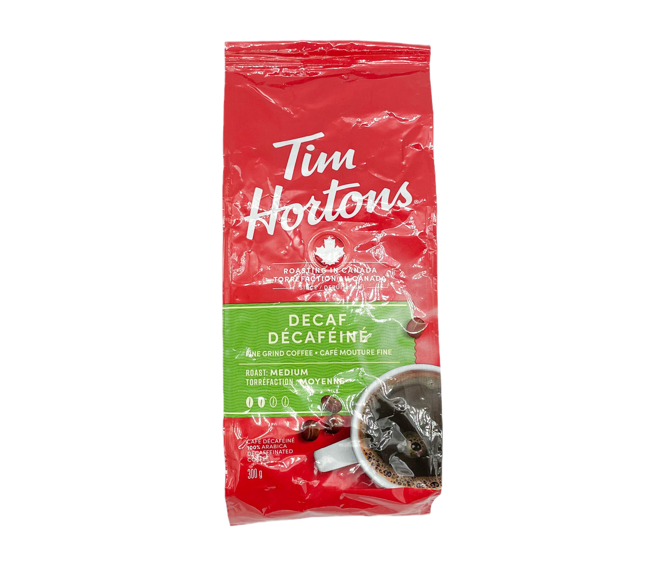 加拿大脱因咖啡粉TimHortons