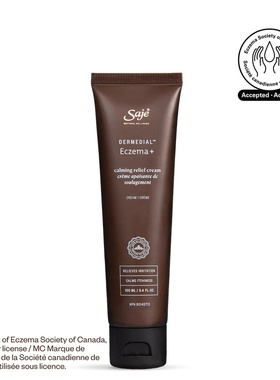加拿大SAJE莎爵DERMEDIAL ECZEMA缓解湿/疹精油燕麦精油霜100ml