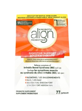 加拿大原装ALIGN10亿超强长双歧杆菌益生菌胶囊77粒