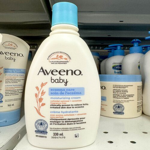加拿大Aveeno Baby Eczema Care艾维诺宝宝sz护理保湿霜330ml