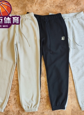 李宁反伍BADFIVE男2025冬季新款束脚加绒保暖宽松运动卫裤AKLV779