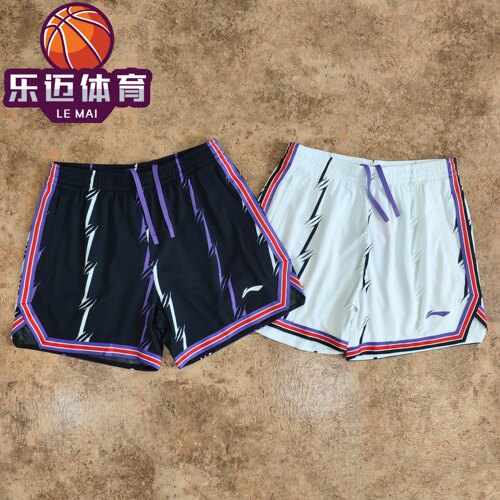李宁24年夏季新款专业篮球系列速干透气美式篮球短裤AAPU075