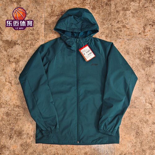 李宁健身加绒保暖防泼水风衣外套