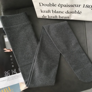 森川良品6505竖条纹秋冬款女打底裤薄绒220克女连裤袜显瘦棉袜2.0