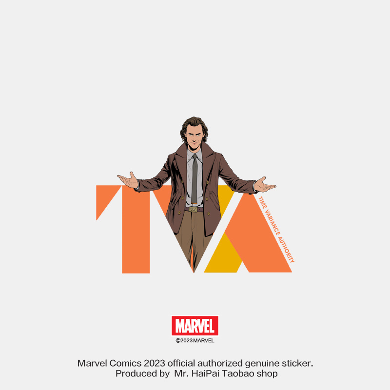 漫威贴纸LOKI2防水可撕手机贴