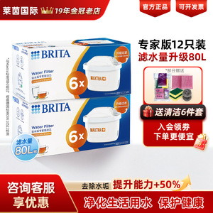 德国BRITA碧然德滤芯家用净水器自来水净水壶过滤器专家版滤芯6枚