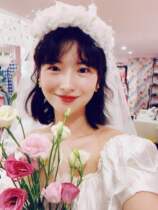 Lin Arjun's 2019 original design fairy Vintage parents' Wedding Bridal headdress in 1990s