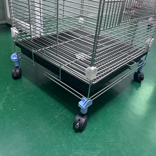 DIY宠物魔片笼蜜袋鼯40鹦鹉笼豚鼠荷兰猪笼改装底座一体式304笼座