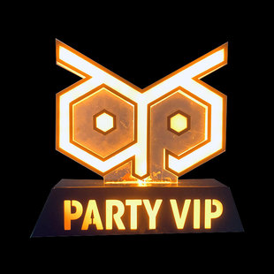 酒吧KTV发光桌牌VIP专用预留牌黑卡董事专属台卡台牌酒水牌桌面牌