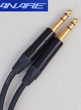 CANARE佳耐美 L-4E6S 6.5音频线 6.35大三芯对6.5插头 平衡信号线