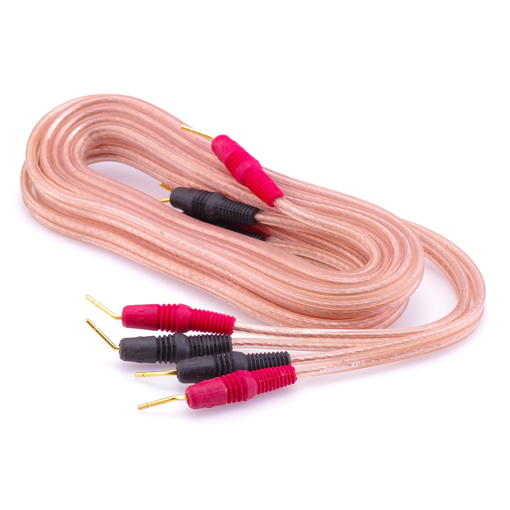 特价美国怪兽XPMS原装头音响喇叭音箱线老式音响2mm针式香蕉头