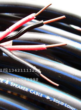 原装正品美国USA主音响线 音箱线TYPE4.发烧主音箱喇叭线15AWG