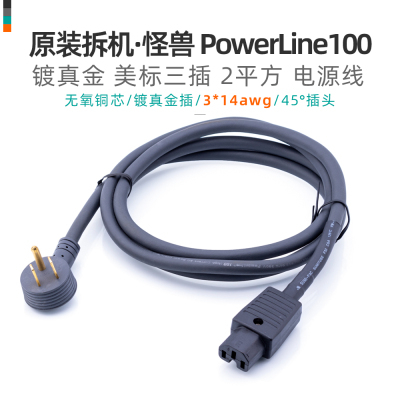 电源线美标功放CD进口火牛线