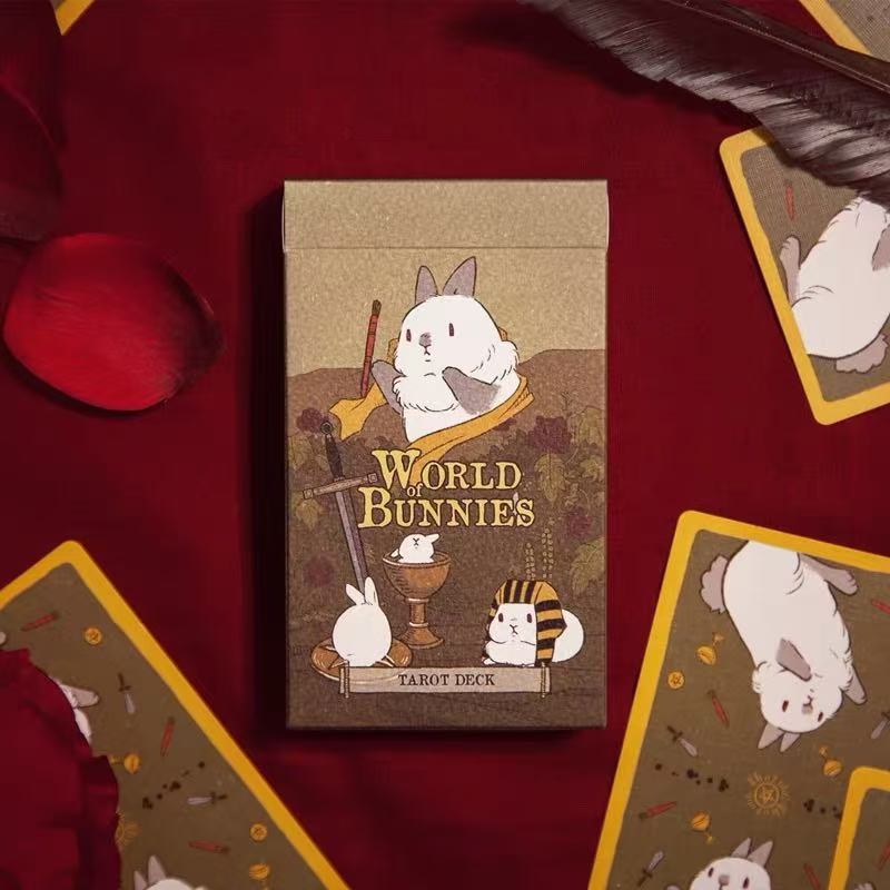 正版进口兔兔世界塔罗牌桌游卡牌